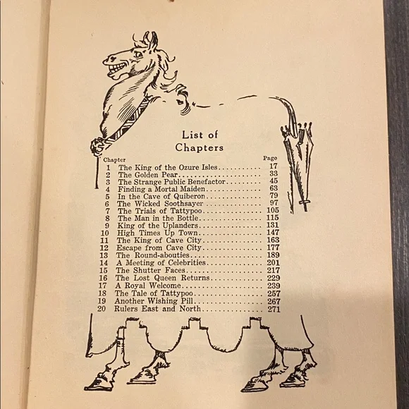 The Giant Horse of Oz vintage 1928 Book 2:11